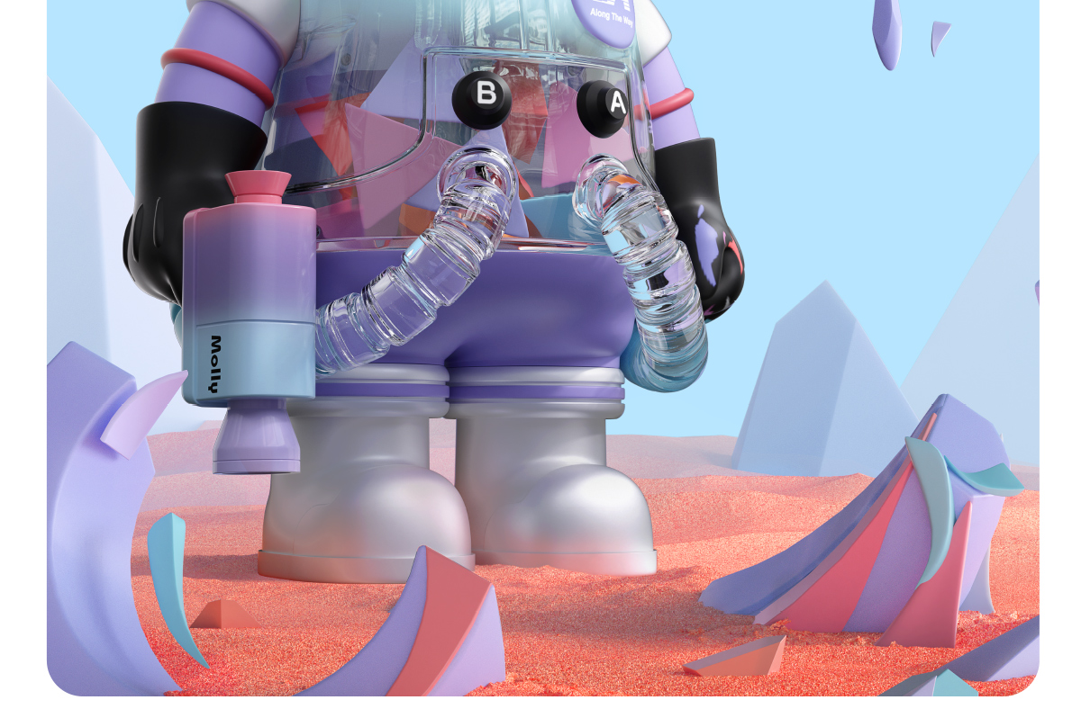 MEGA SPACE MOLLY 400% Louis De Guzman - POP MART (Hong Kong, China)