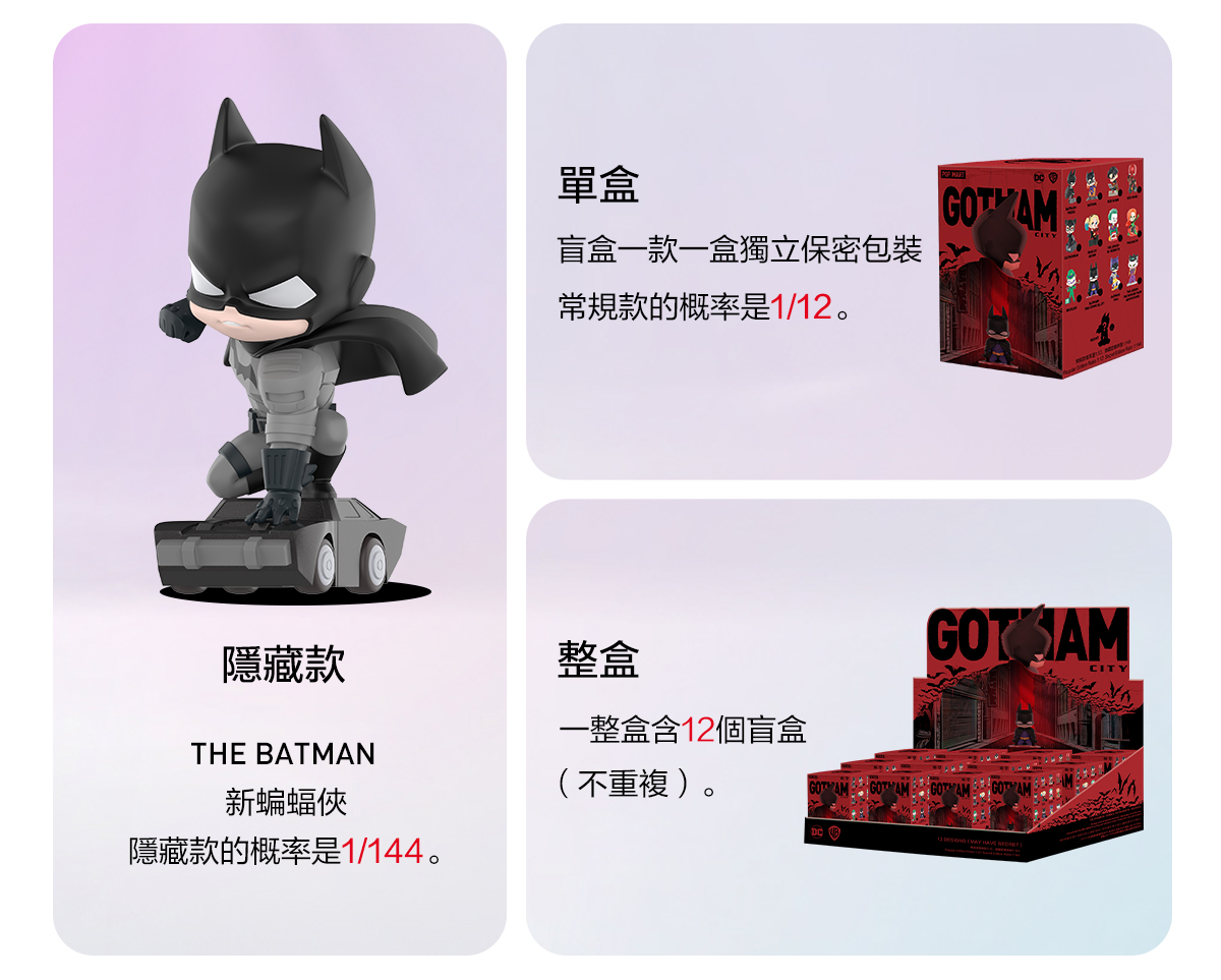 POPMART DC GOTHAM CITY シリーズ セミコンプリート DC Gotham City
