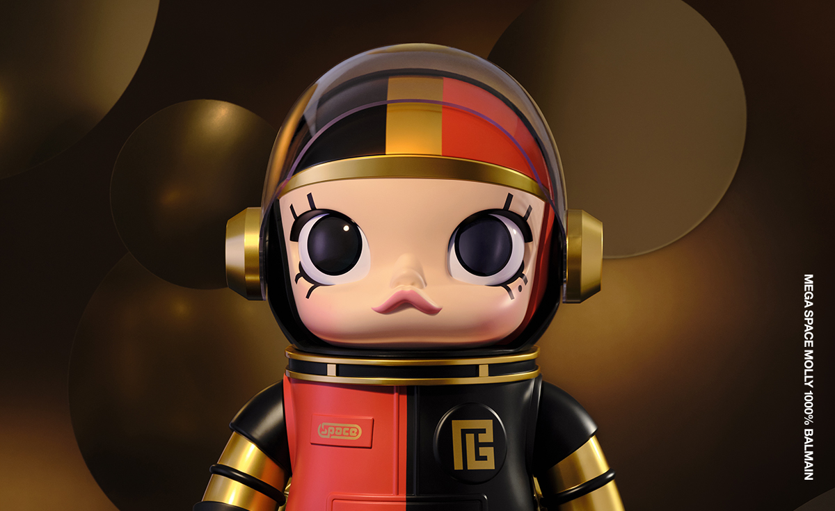 MEGA SPACE MOLLY 1000% Balmain - POP MART (Hong Kong, China)