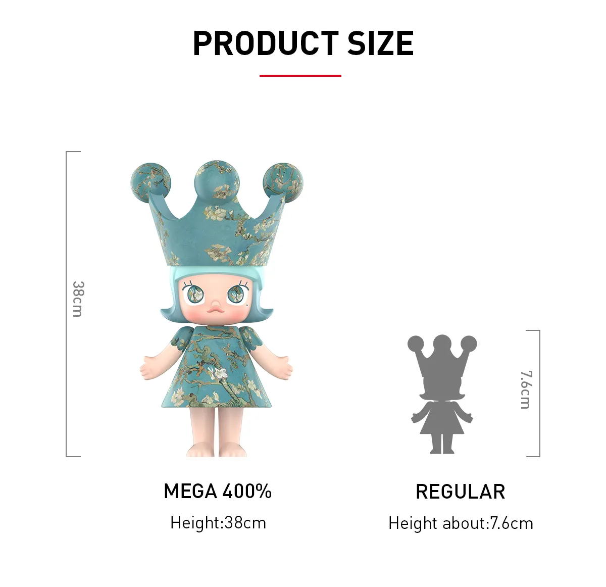 MEGA ROYAL MOLLY 400% Van Gogh Museum Almond Blossom-Copy - POP 