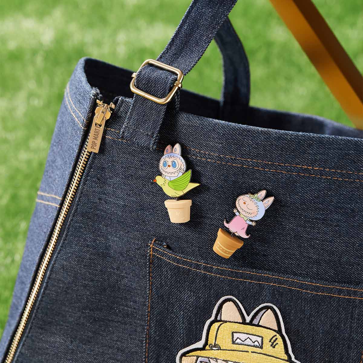 THE MONSTERS FALL IN WILD SERIES-Denim Apron Bag - POP MART