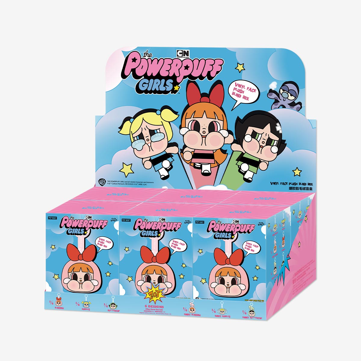 CRYBABY × Powerpuff Girls Series-Vinyl Face Plush Blind Box - POP