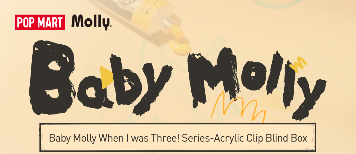 Baby Molly When I was Three! Series-Acrylic Clip Blind Box Baby Molly When I was Three! Series-Acrylic Clip Blind Box