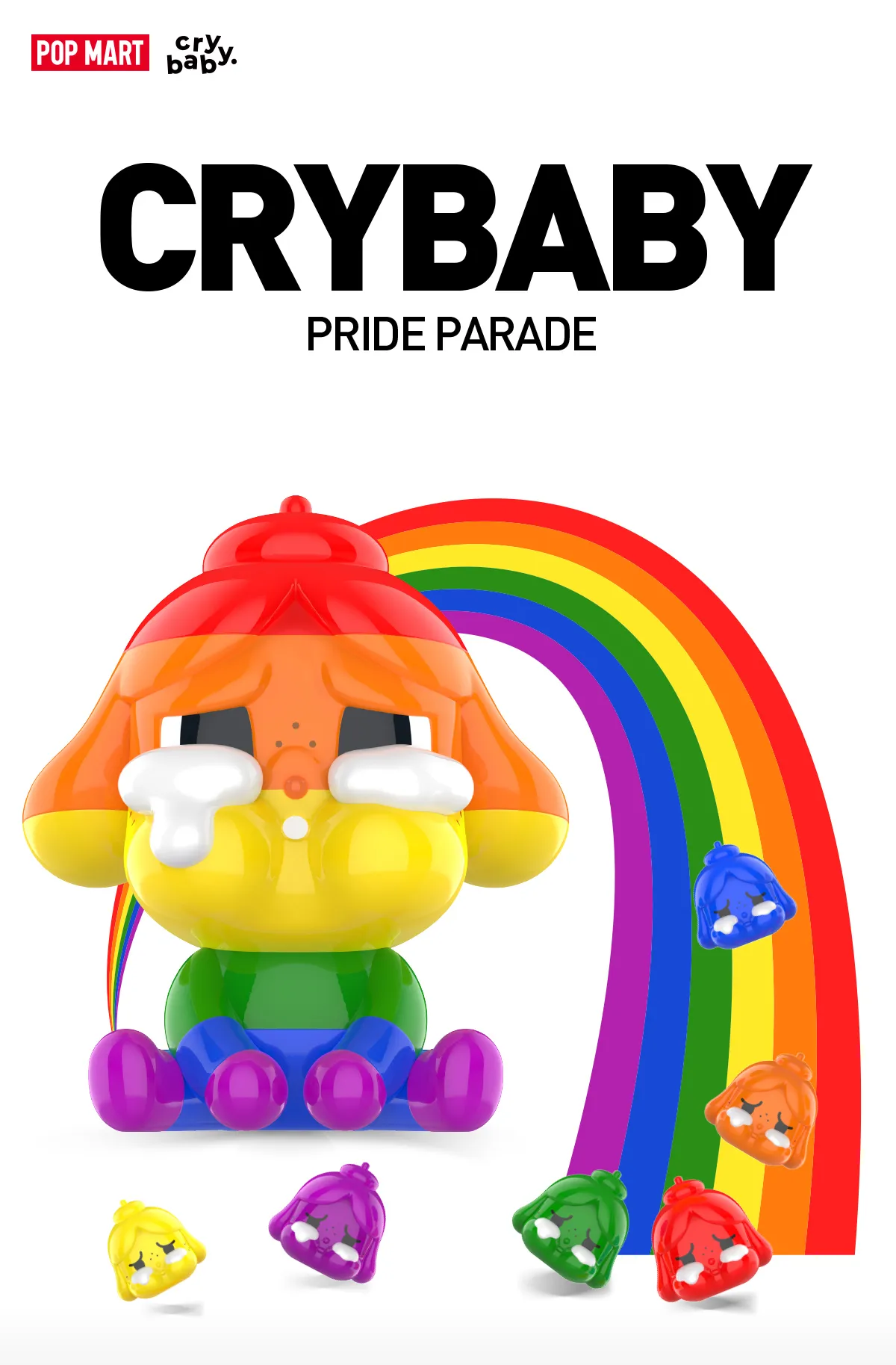 CRYBABY Pride Parade Figure - POP MART (Singapore)