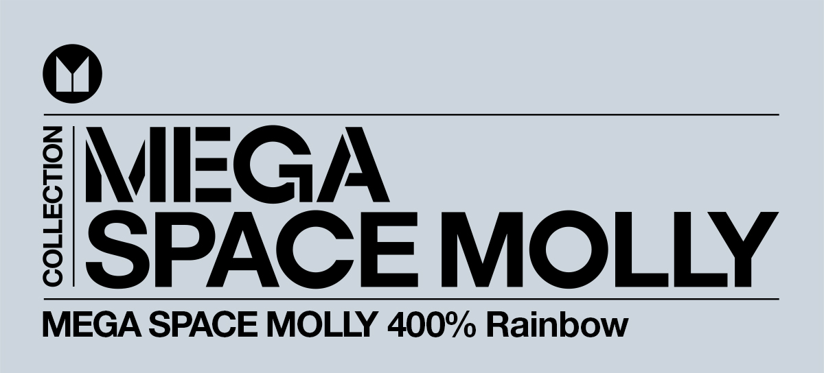 MEGA SPACE MOLLY 400% Rainbow - POP MART (Japan)