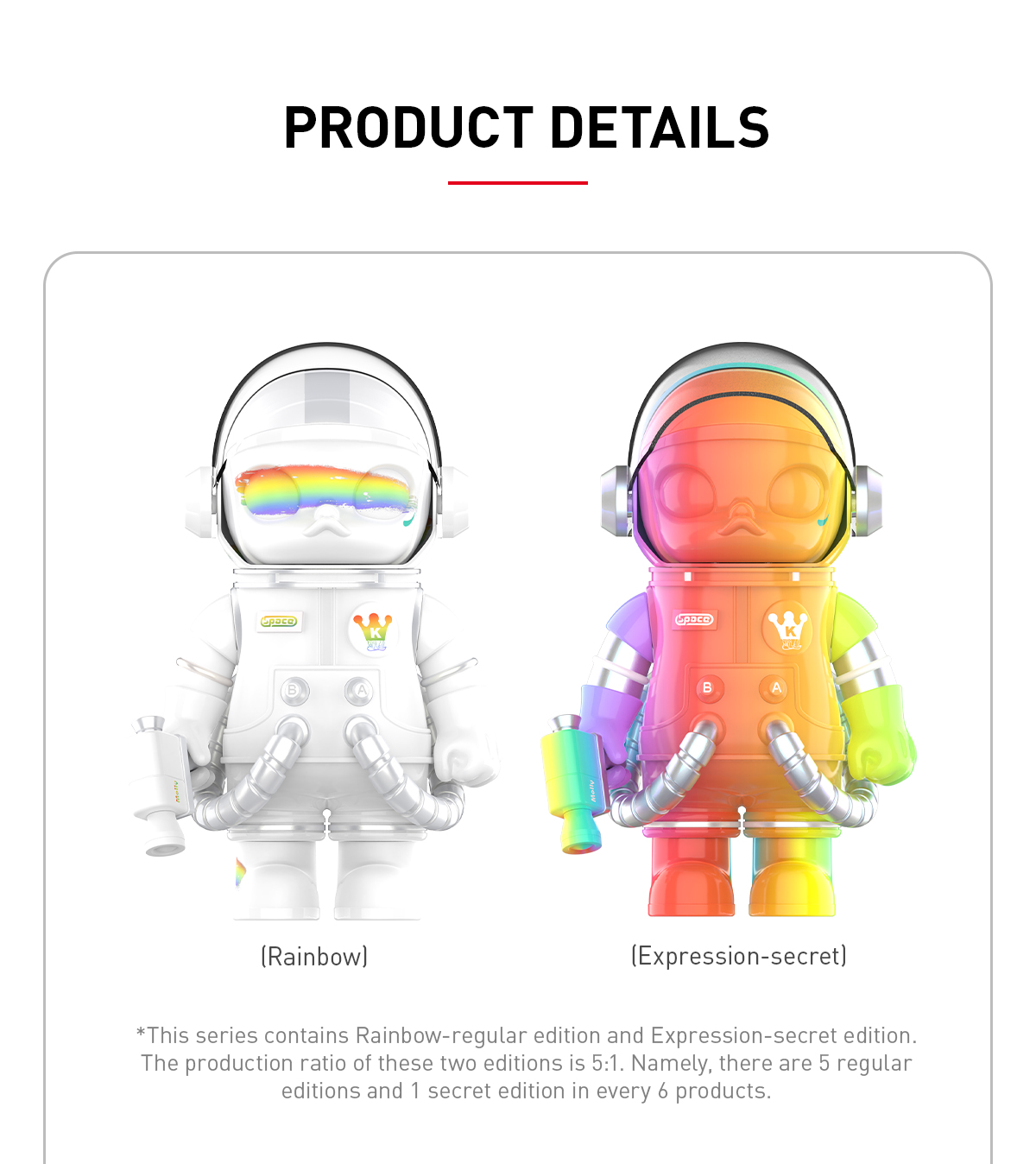 MEGA SPACE MOLLY 400% Rainbow - POP MART (Japan)