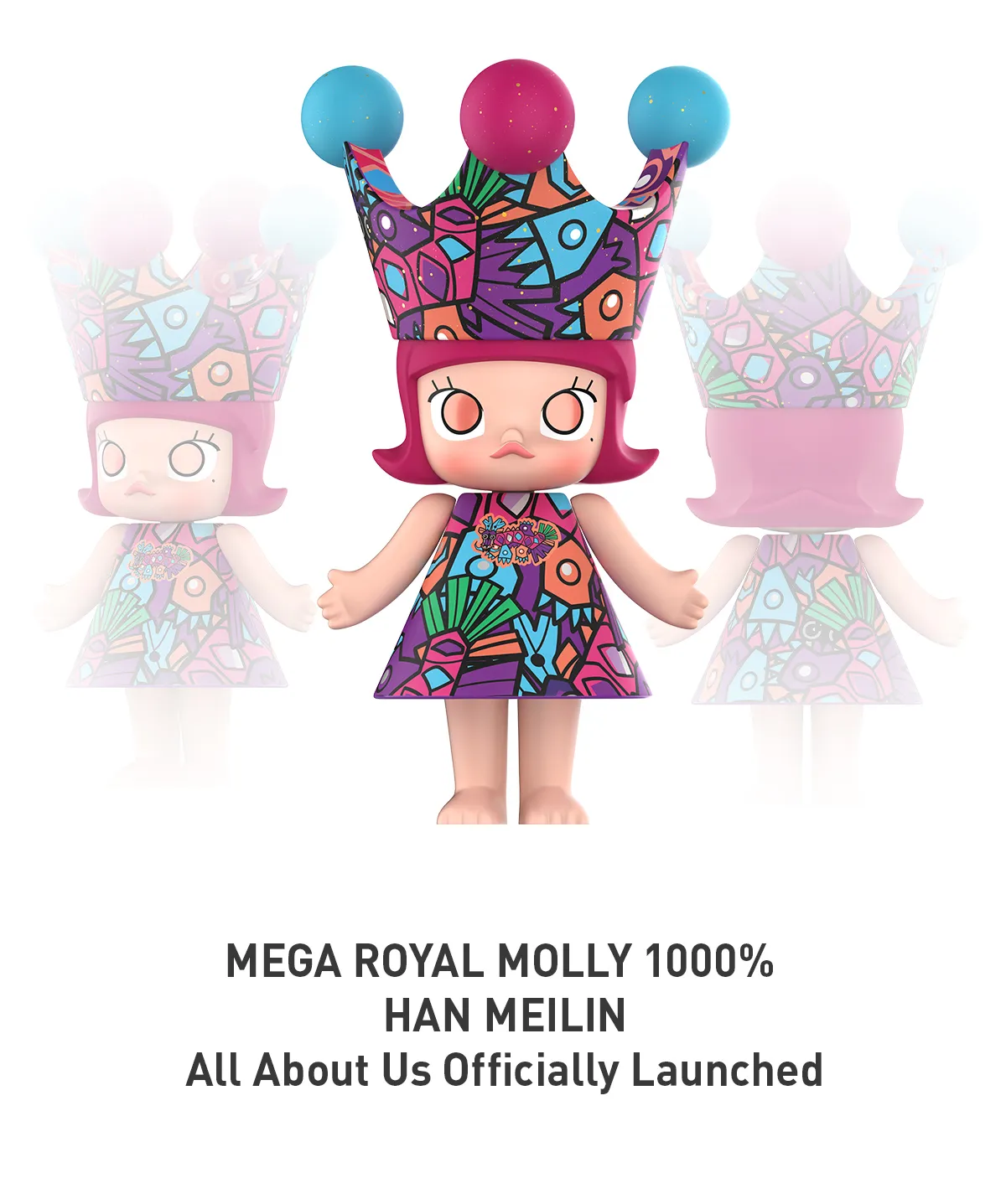 MEGA ROYAL MOLLY 1000% HAN MEILIN - POP MART (Vietnam) 