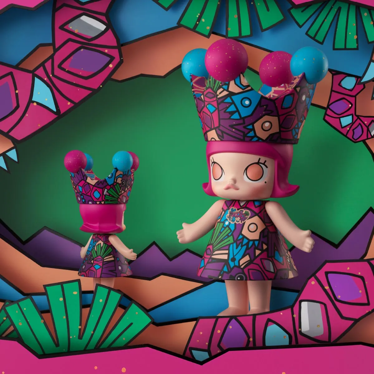 MEGA ROYAL MOLLY 400% HAN MEILIN - POP MART (Vietnam)