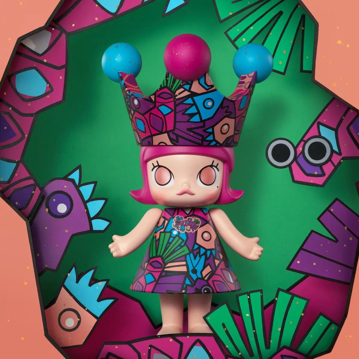 MEGA ROYAL MOLLY 400% HAN MEILIN - POP MART (Philippines)