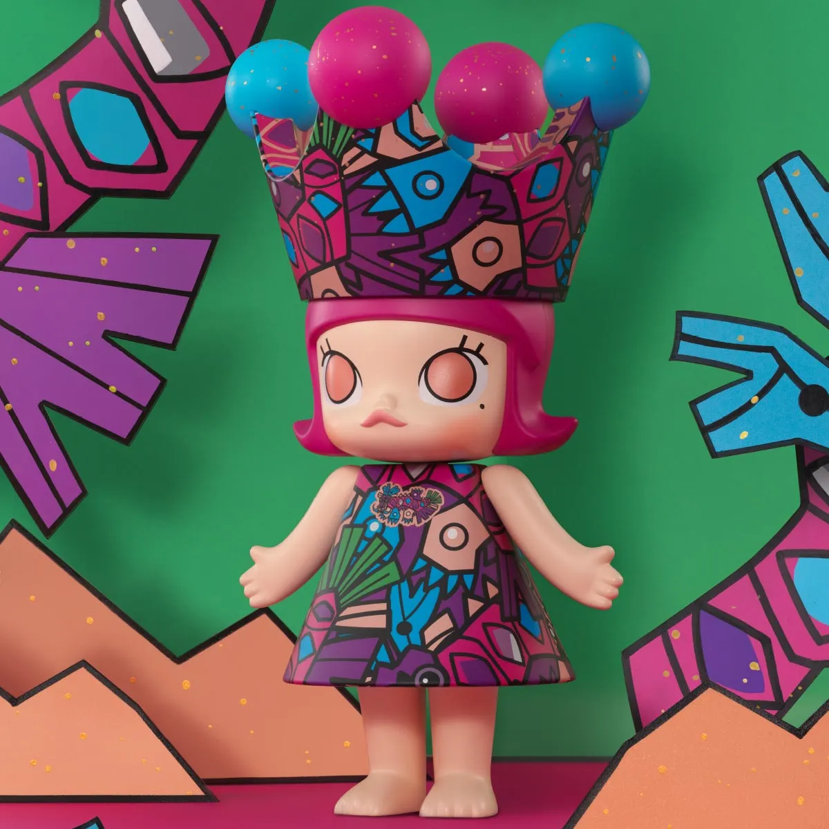 MEGA ROYAL MOLLY 400% HAN MEILIN - POP MART (Philippines) 