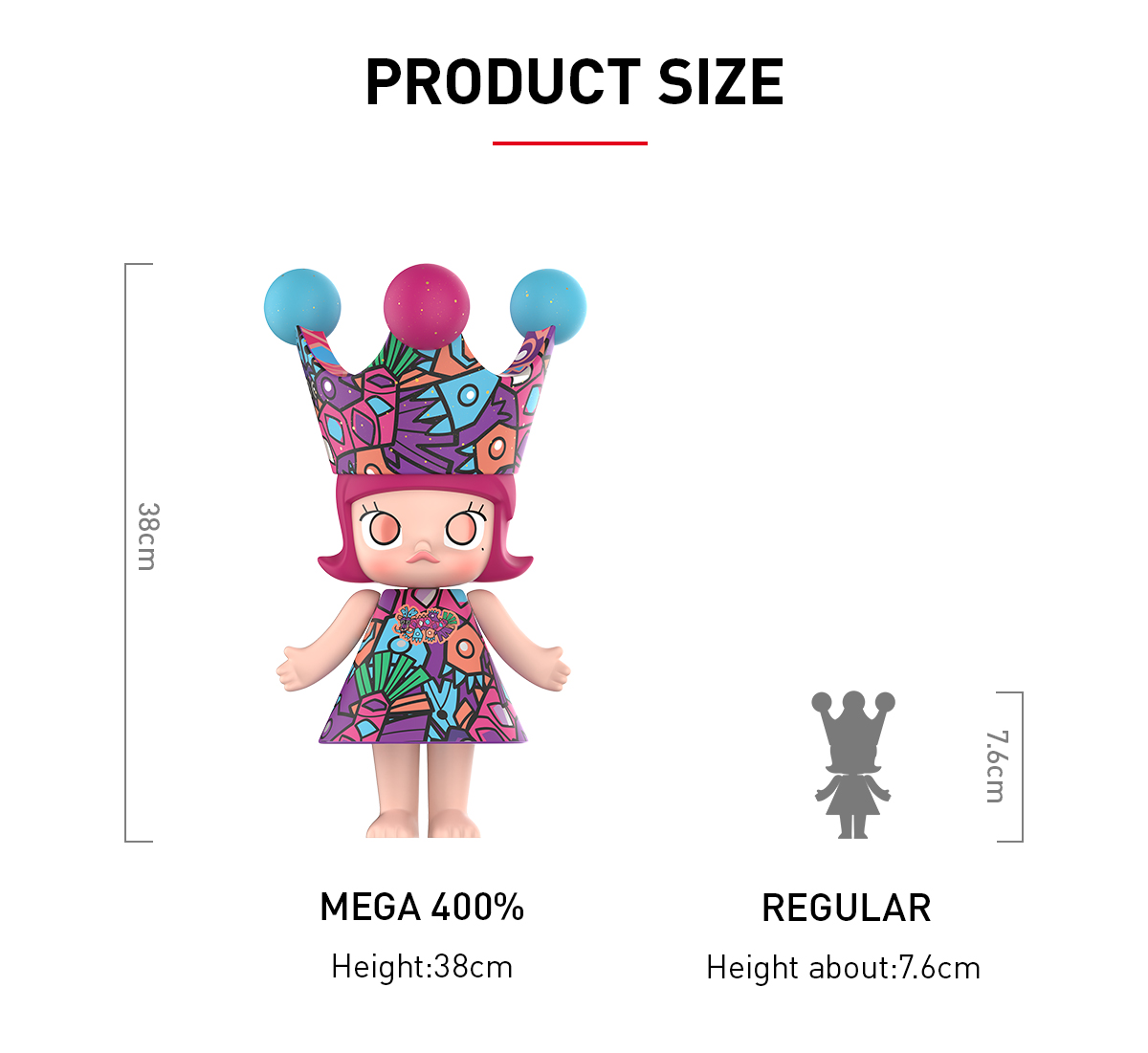 MEGA ROYAL MOLLY 400% HAN MEILIN - POP MART (France)