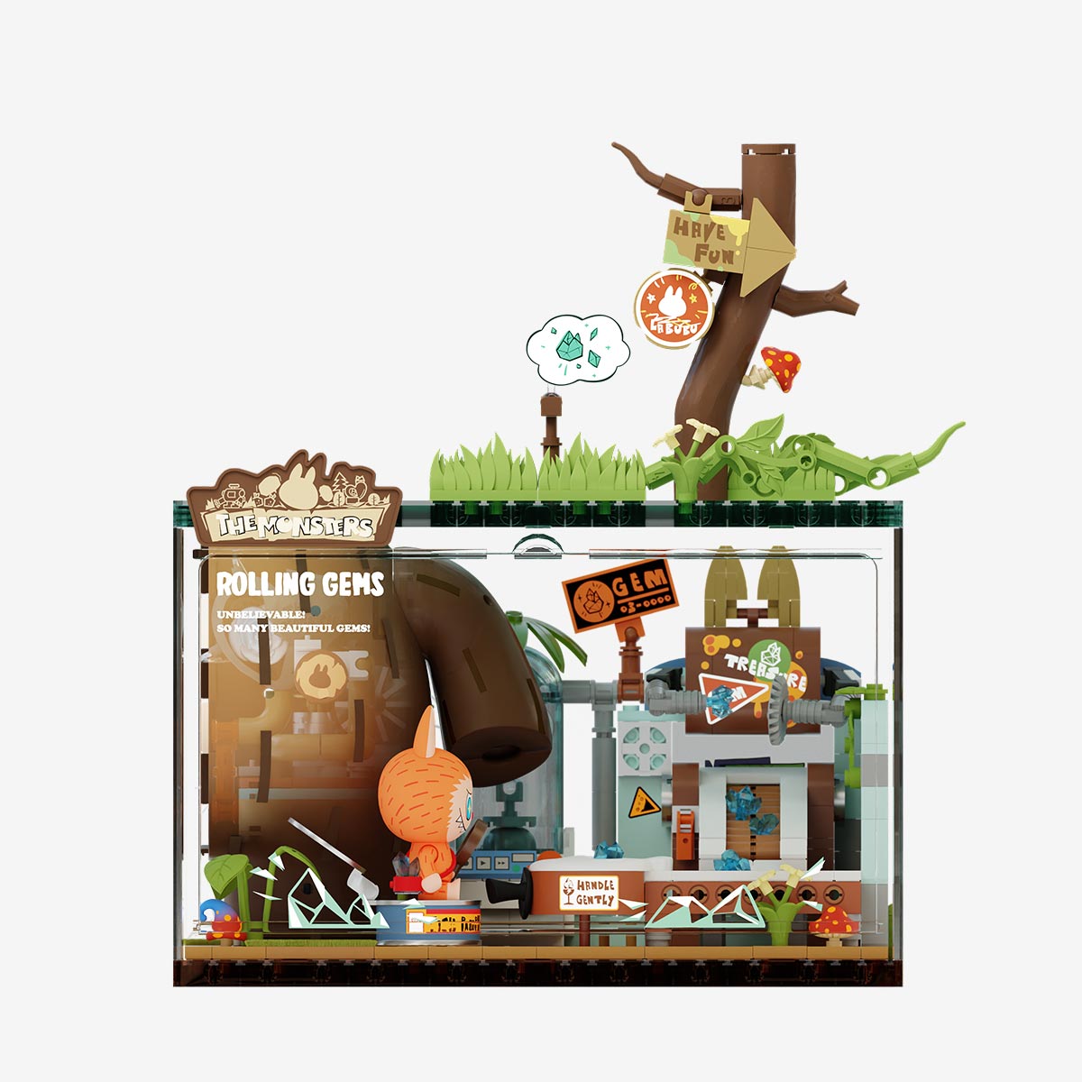 THE MONSTERS Forest Secret Base Series Blocks-Rolling Gems