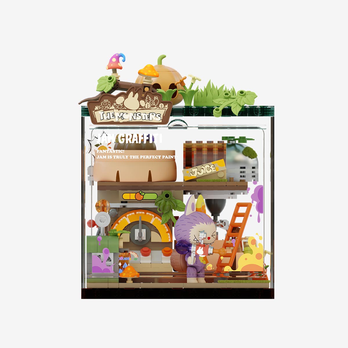 THE MONSTERS Forest Secret Base Series Blocks-Jam Graffiti THE MONSTERS Forest Secret Base Series Blocks-Jam Graffiti