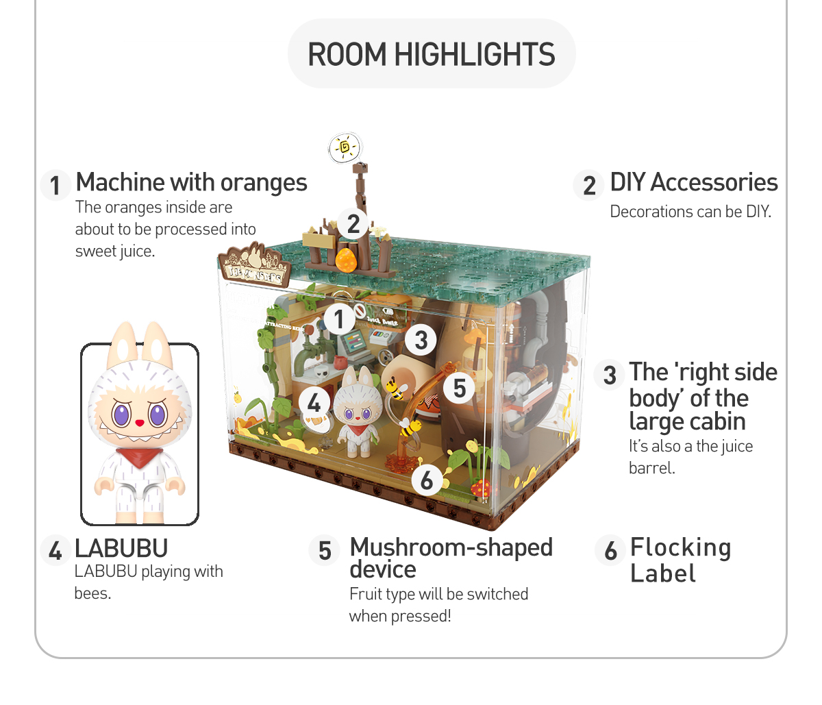 THE MONSTERS Forest Secret Base Series Blocks-Playful Home