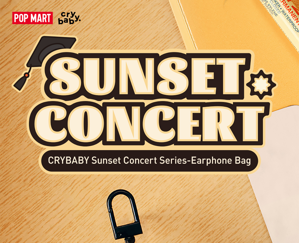 CRYBABY Sunset Concert Series-Earphone Bag - POP MART (Japan)