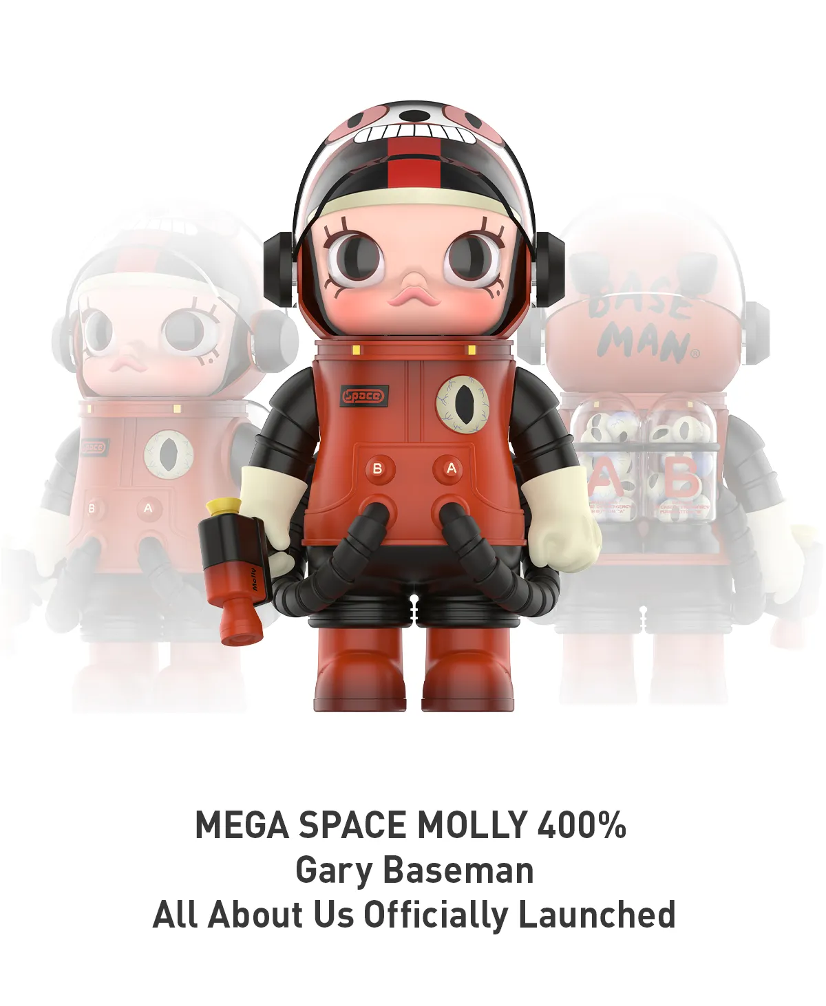 POP MART ◇ 渡り歩い MEGA SPACE MOLLY 400% Gary Baseman ポップ 