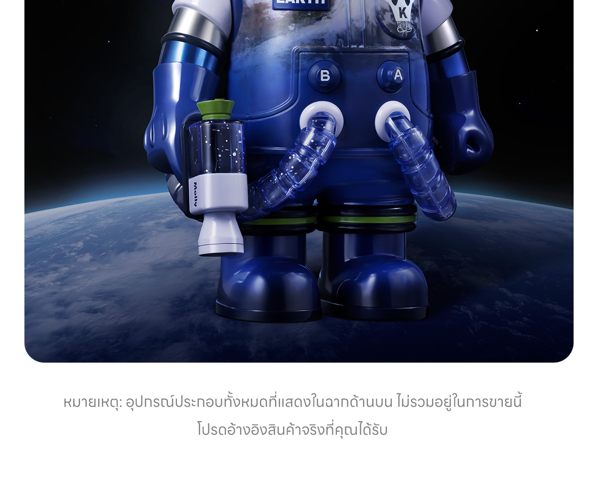 その他 POP MART Mega Space Molly PLANET 400% Pop Mart Mega Space Molly Planet Series Earth 400% - US