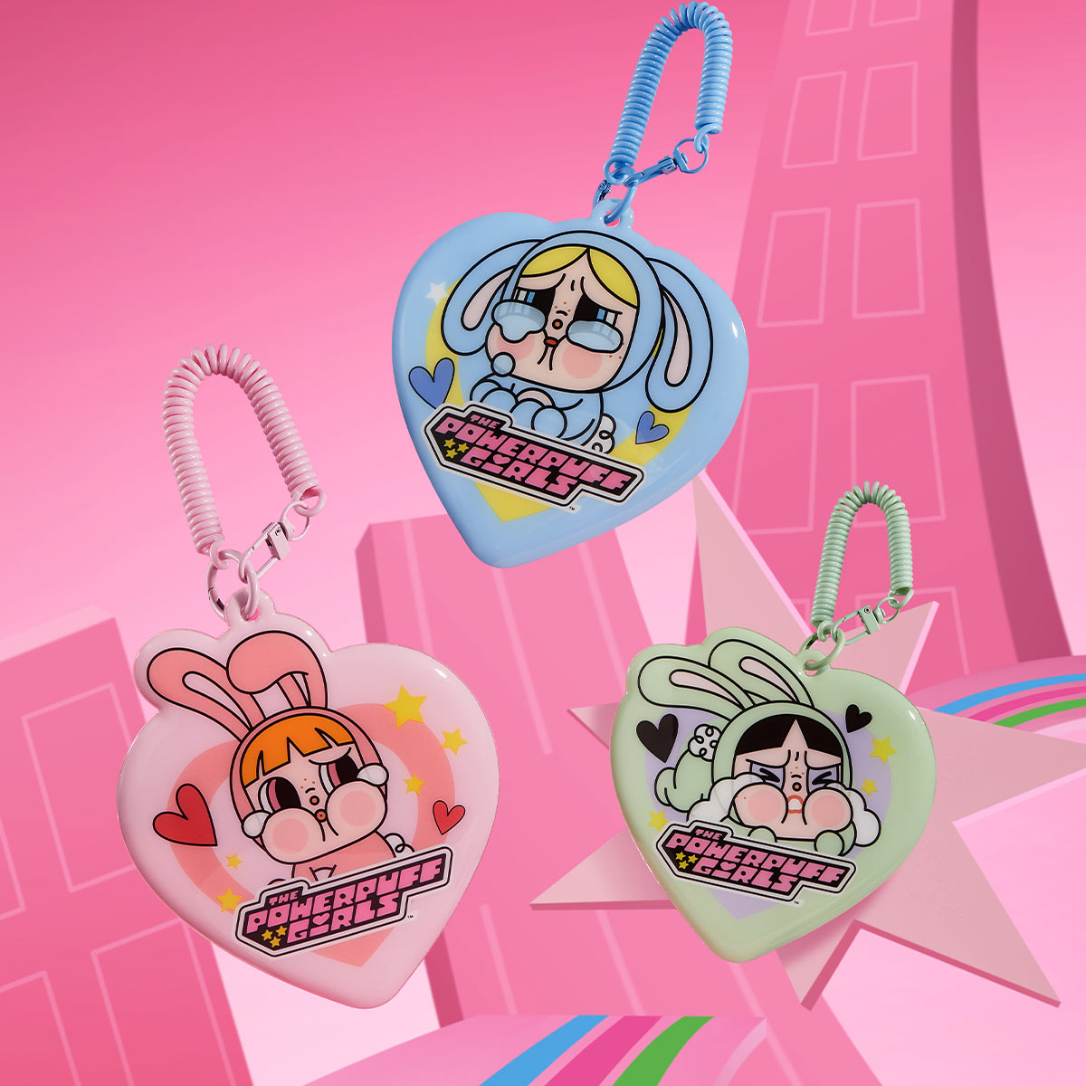 popmart CRYBABY × パワパフ カードホルダー　ボックス popmart CRYBABY × パワパフ カードホルダー ボックス CRY BABY