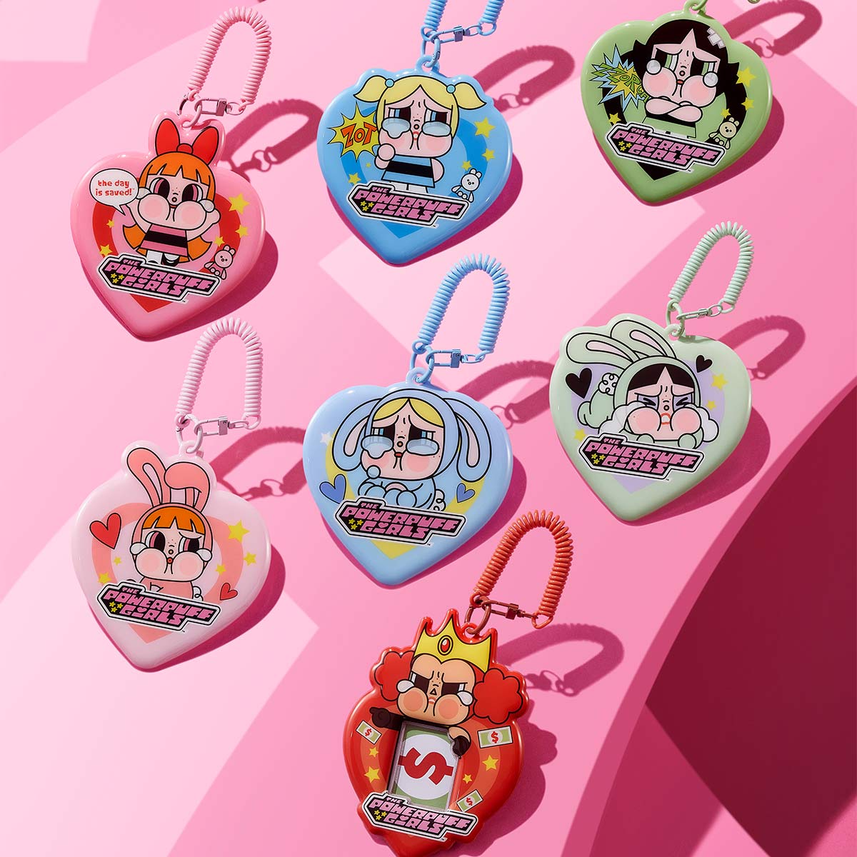 popmart CRYBABY × パワパフ カードホルダー　ボックス CRYBABY × パワーパフ ガールズ シリーズ カードホルダー