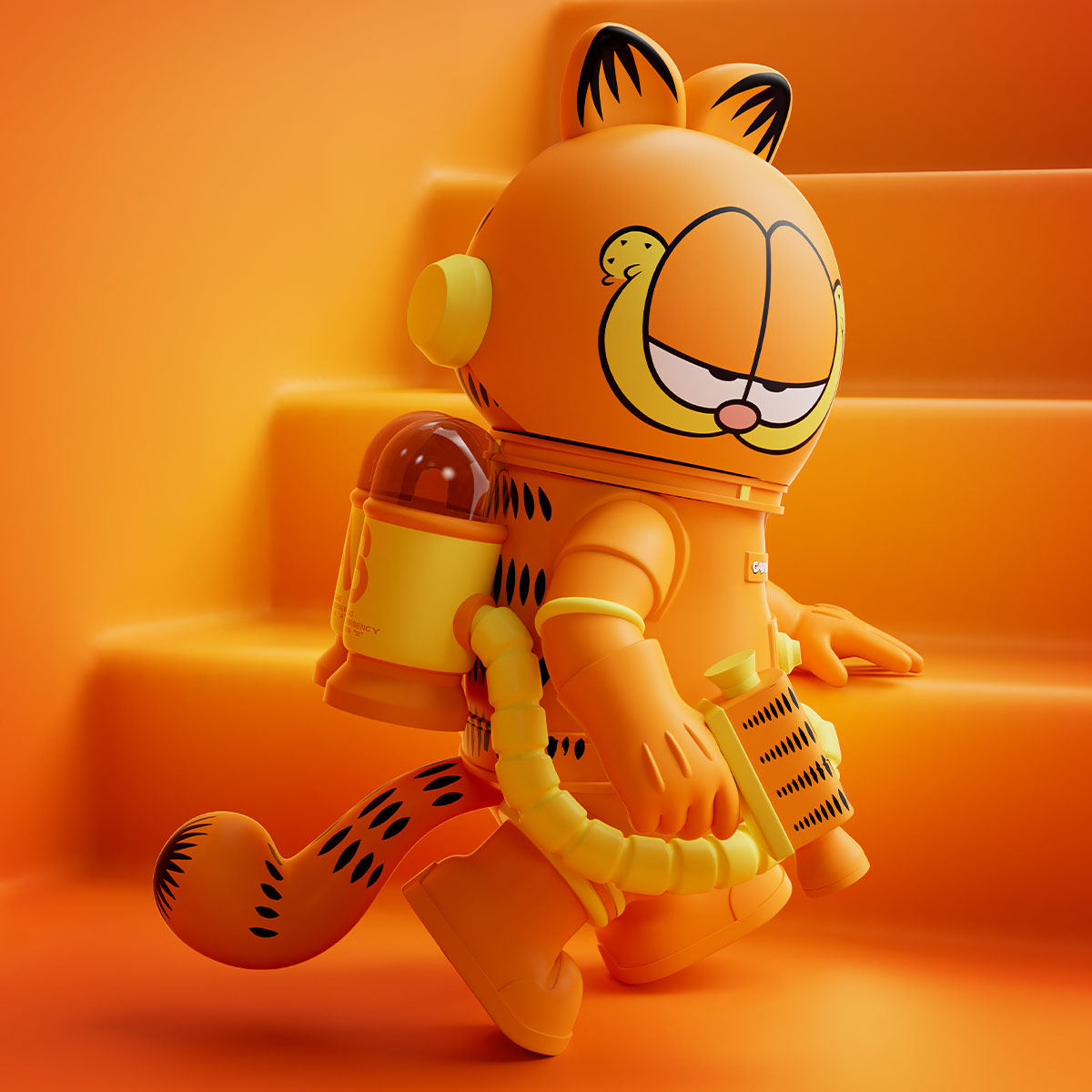 【格安saleスタート】 SPACE MEGA MOLLY (Denmark) MART POP - Garfield 400% ミニカー