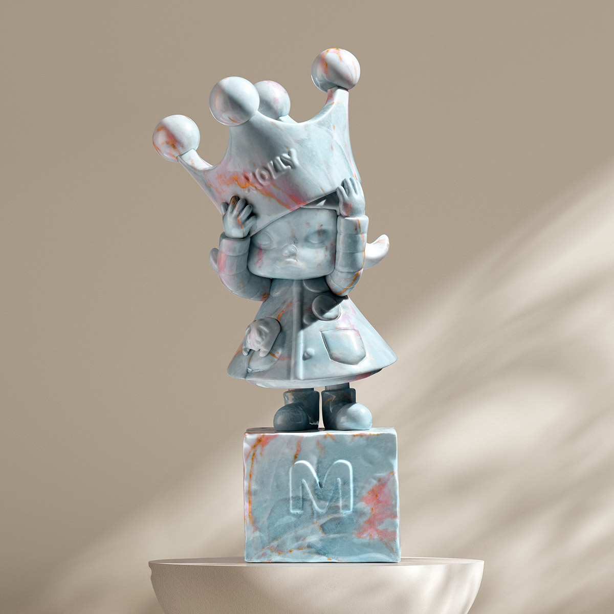 MOLLY Anniversary Statues Classical Retro 2 Series Figures