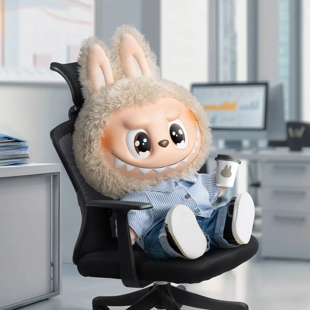 Amazon.co.jp: POPMART LABUBU FLIP WITH ME ぬいぐるみ : おもちゃ  