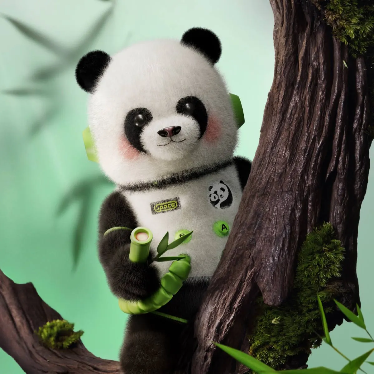 MEGA SPACE MOLLY 400% PANDA - POP MART (Japan) 