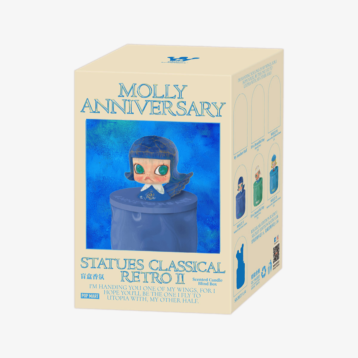 MOLLY Anniversary Statues Classical Retro 2 Series-Scented Candle