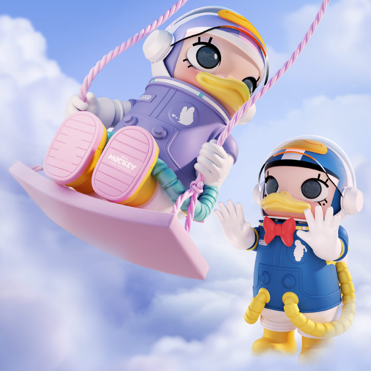 MEGA SPACE MOLLY 1000% Donald Duck - POP MART (Japan)