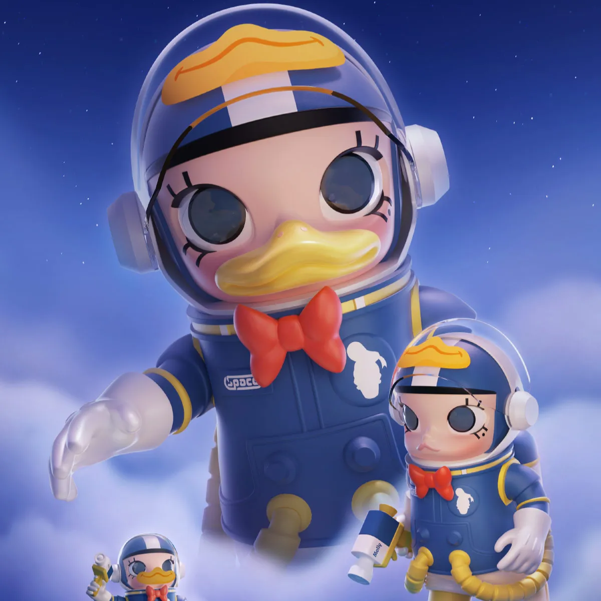 MEGA SPACE MOLLY 400% Donald Duck - POP MART (Japan)
