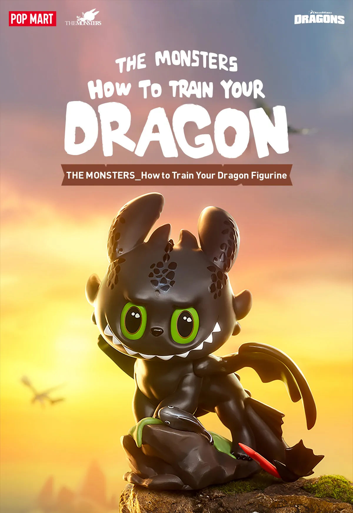 THE MONSTERS_How to Train Your Dragon Figurine - POP MART (Japan)