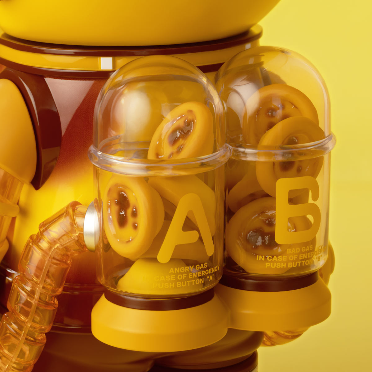 MEGA SPACE MOLLY 400% Egg Tart - POP MART (Macau, China)