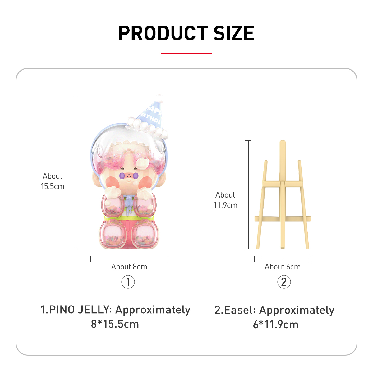 PINO JELLY Birthday Bash Figurine - POP MART (Brazil)