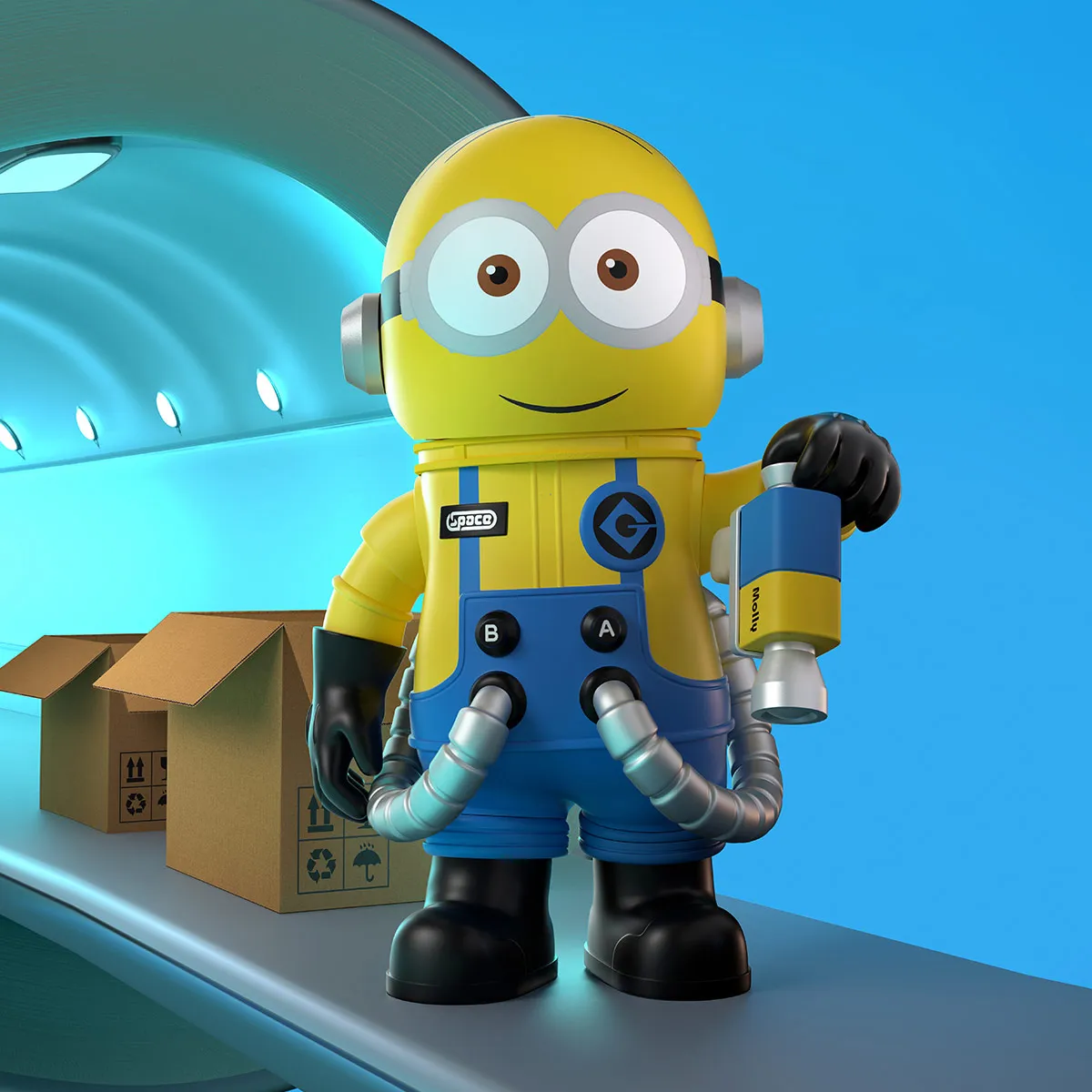 MEGA SPACE MOLLY 400% Minions - POP MART (Japan)