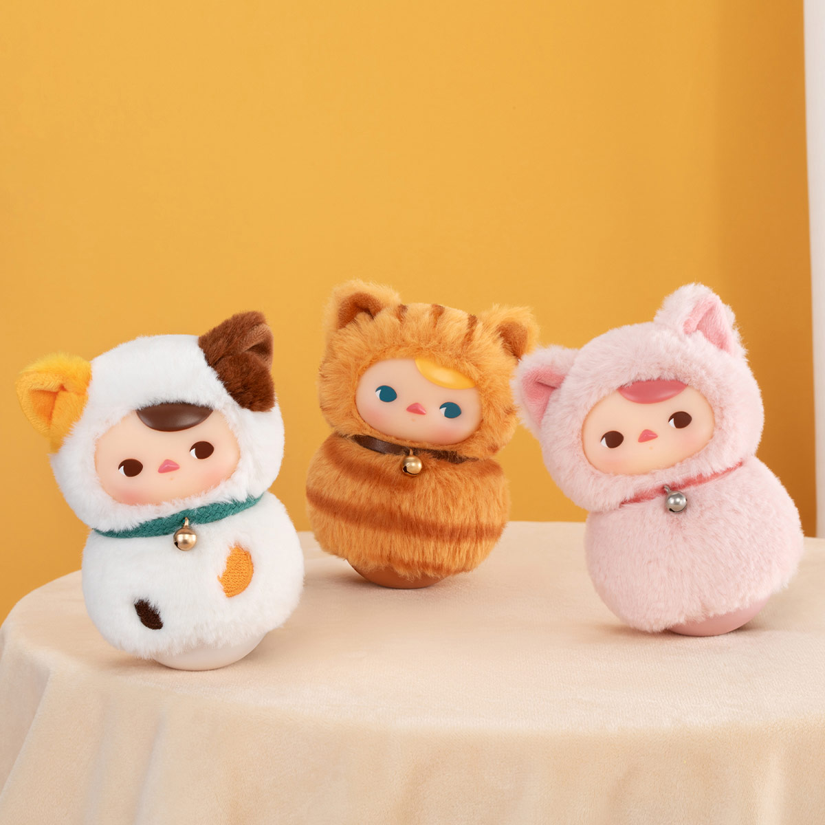 PUCKY Roly-Poly Kitty Series-Vinyl Plush Blind Box - POP MART (Japan)