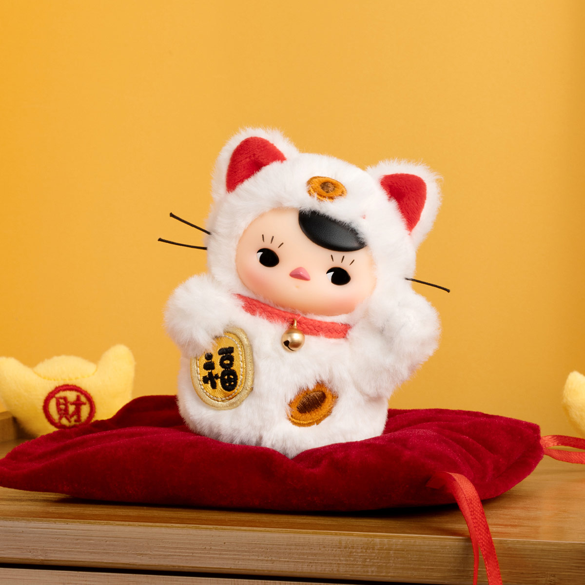 ポップマート PUCKY Roly-Poly Kitty シークレット PUCKY Roly-Poly Kitty Series-Vinyl Plush Blind Box - POP