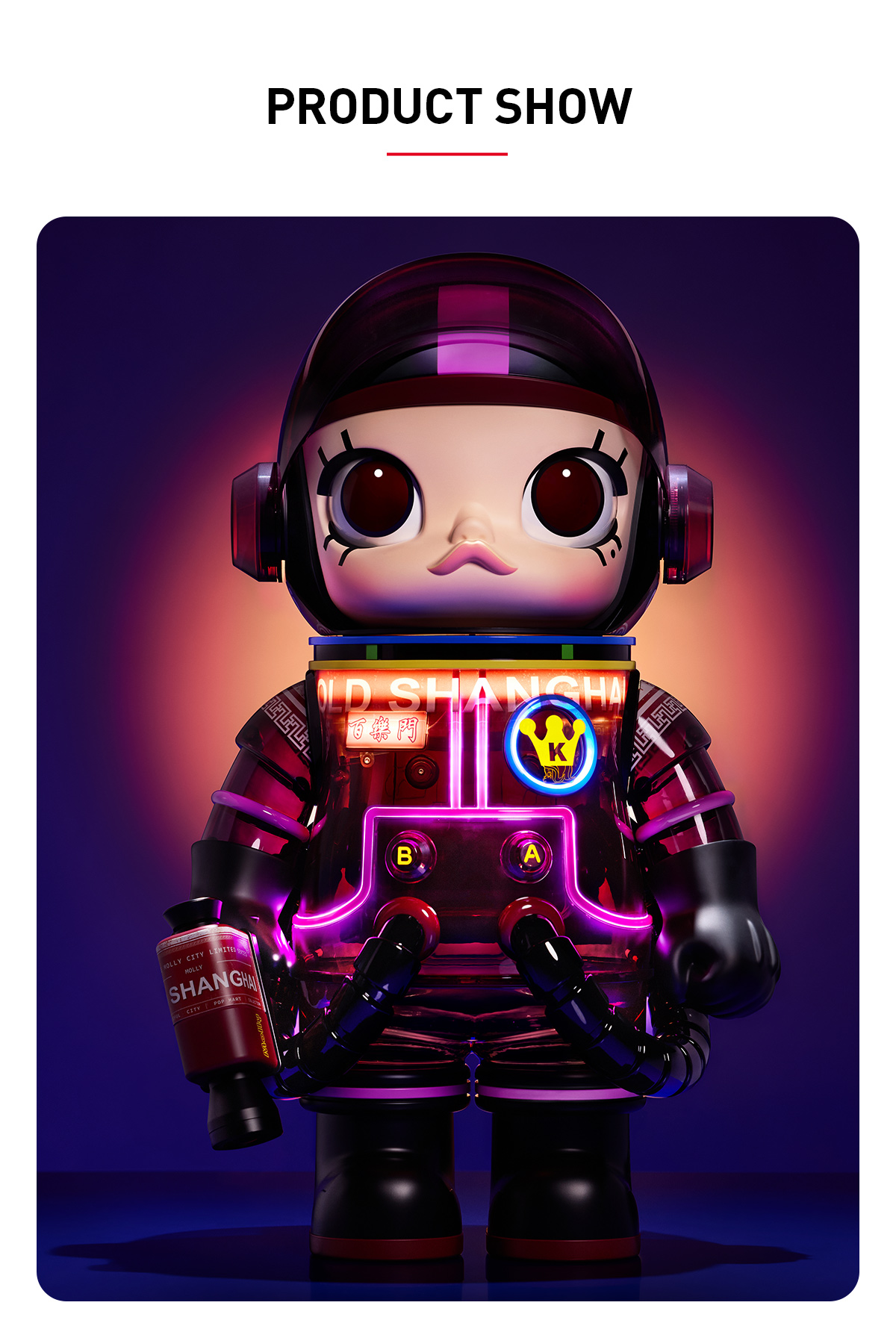 MEGA SPACE MOLLY 1000% PALMER HOUSE - POP MART (South Korea)