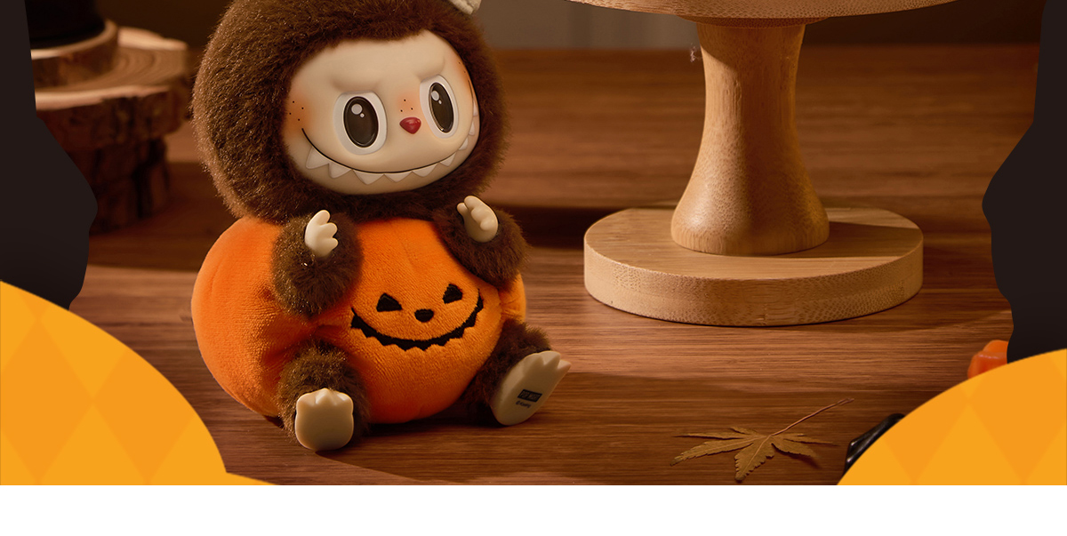 Happy Halloween Party Series-Sitting Pumpkin Vinyl Plush