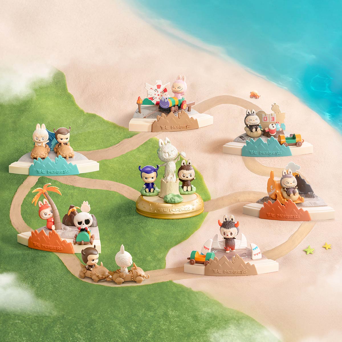 POP NOW:THE MONSTERS Playing Games Series Scene Sets - POP
