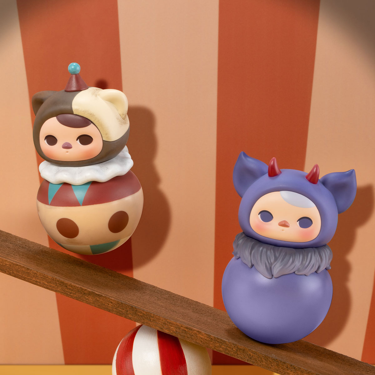 PUCKY Roly Poly Kitty Series Confirmed Blind Box Figure Art