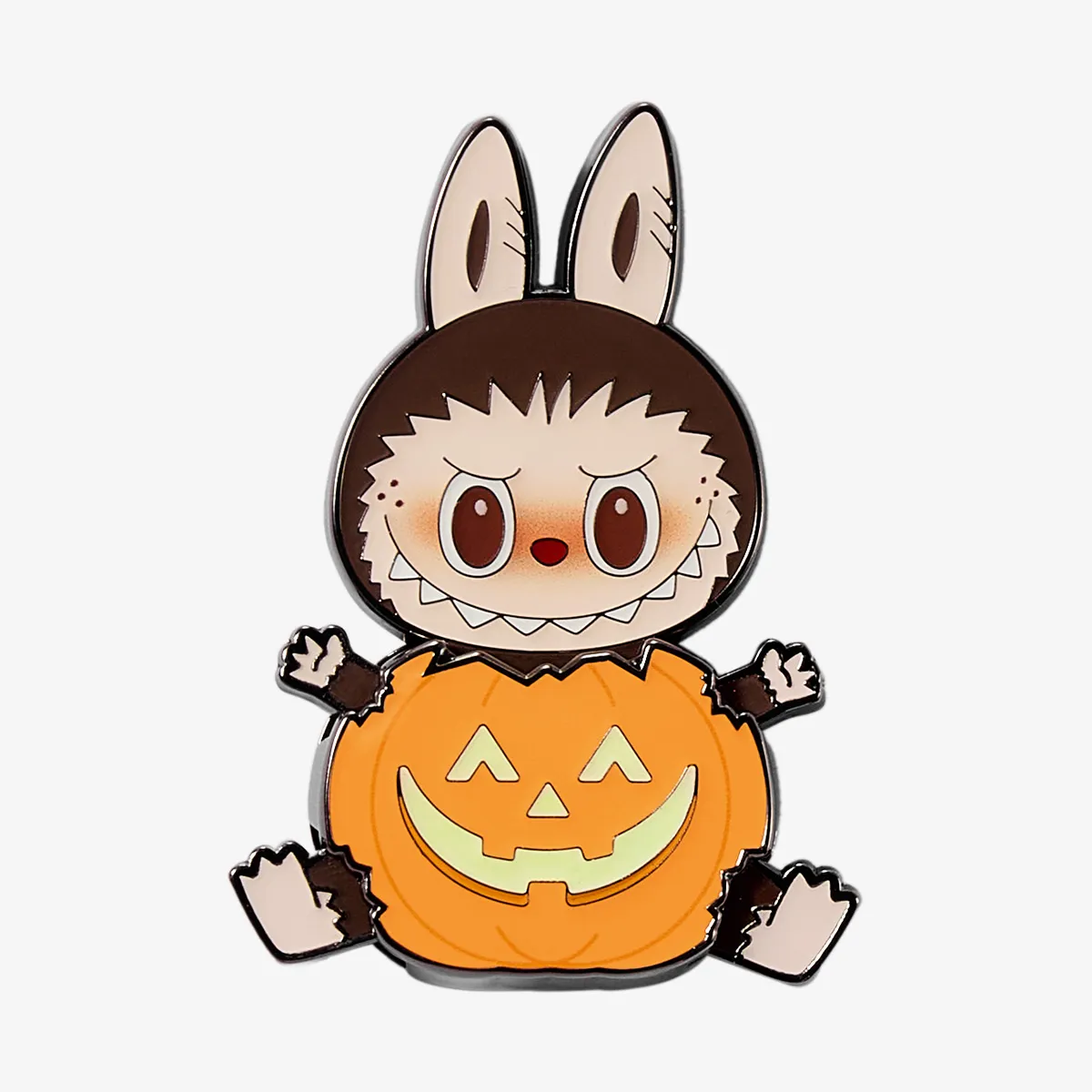 Happy Halloween Party Series- LABUBU Pumpkin Fridge Magnet Badge 