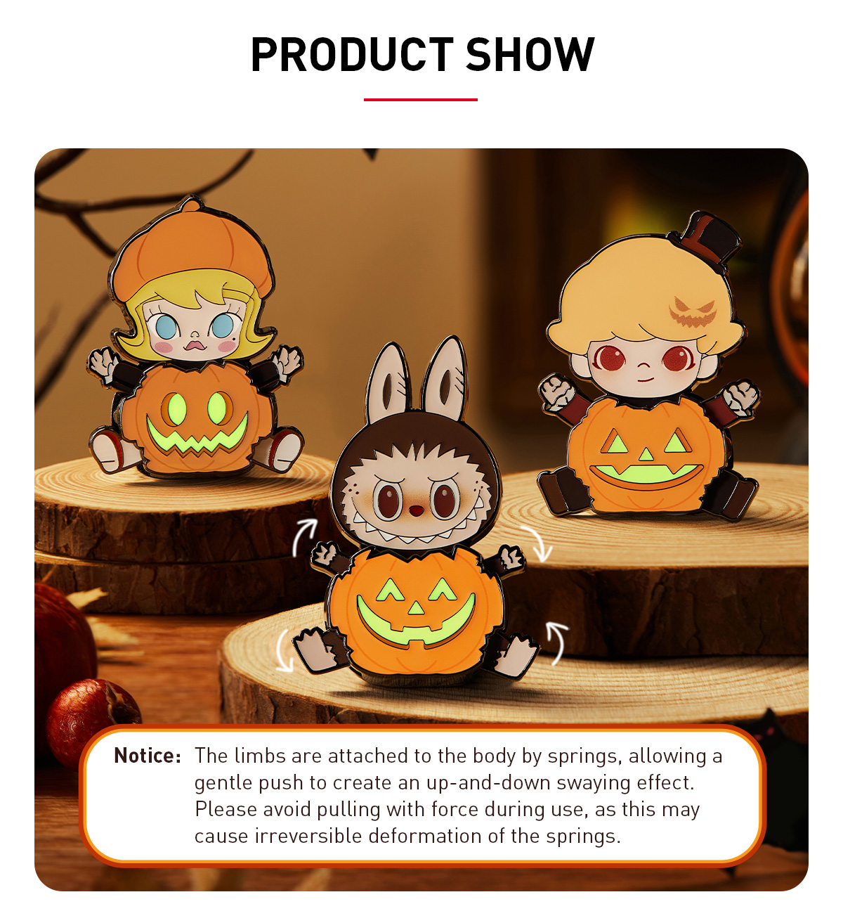 Happy Halloween Party Series- DIMOO Pumpkin Fridge Magnet