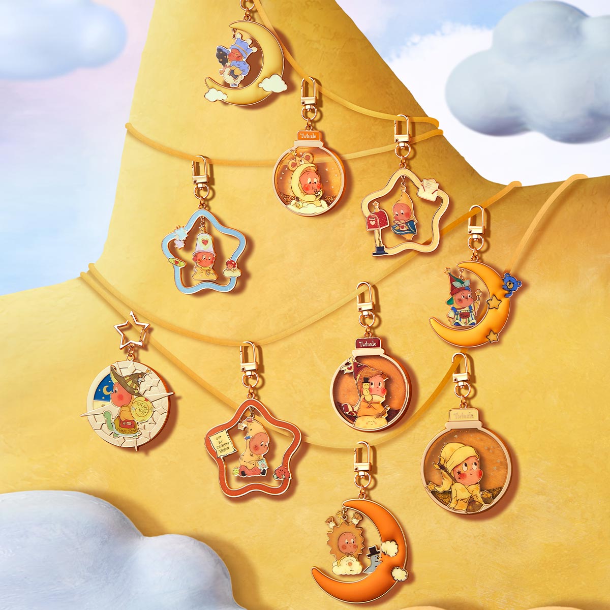 キーホルダー・アクリルキーホルダー Popmart We are Twinkle Twinkle POP NOW:We are Twinkle Twinkle Series-Plush Pendant Blind
