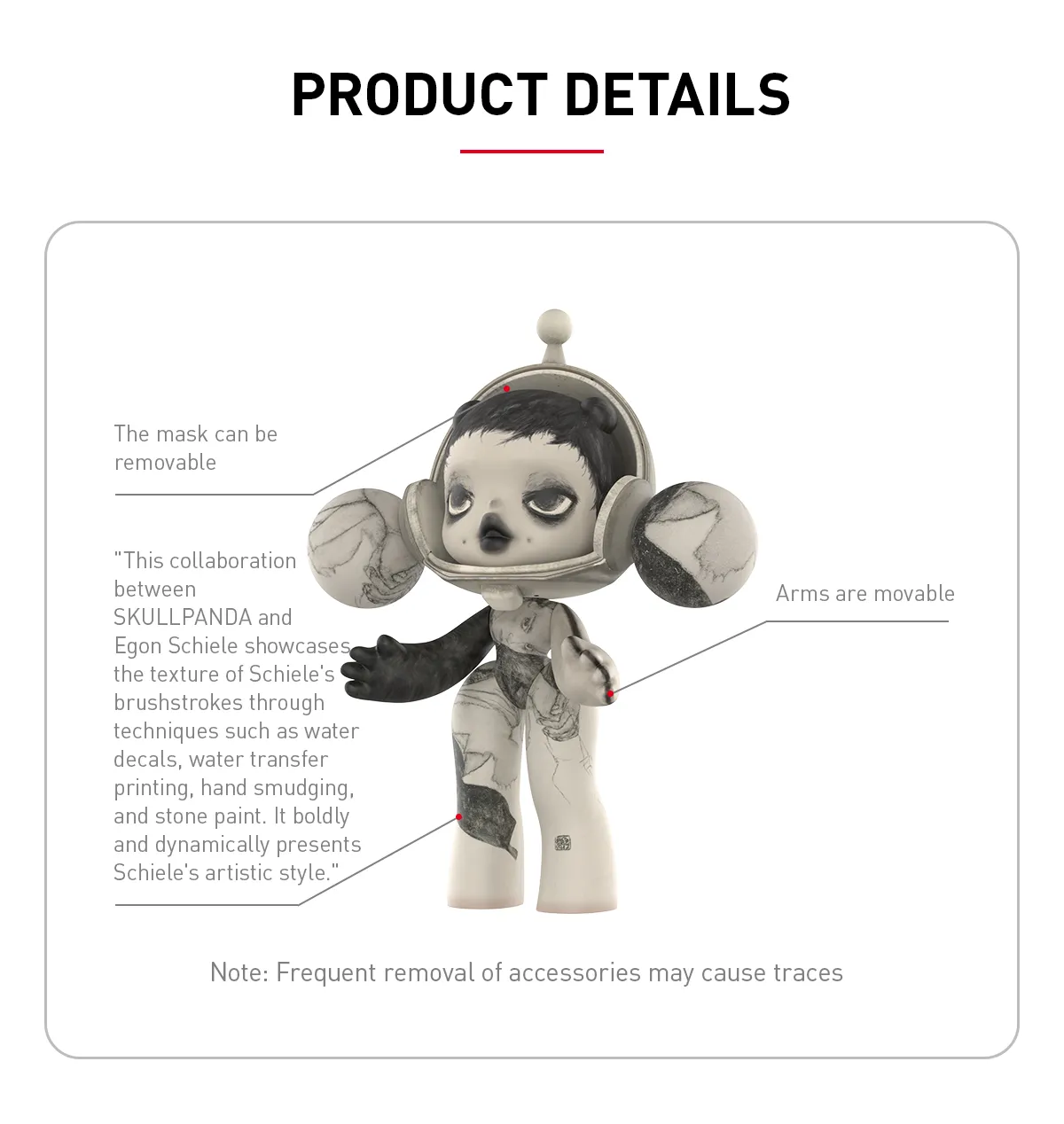 MEGA α SKULLPANDA 400% Egon Schiele - POP MART (Netherlands)