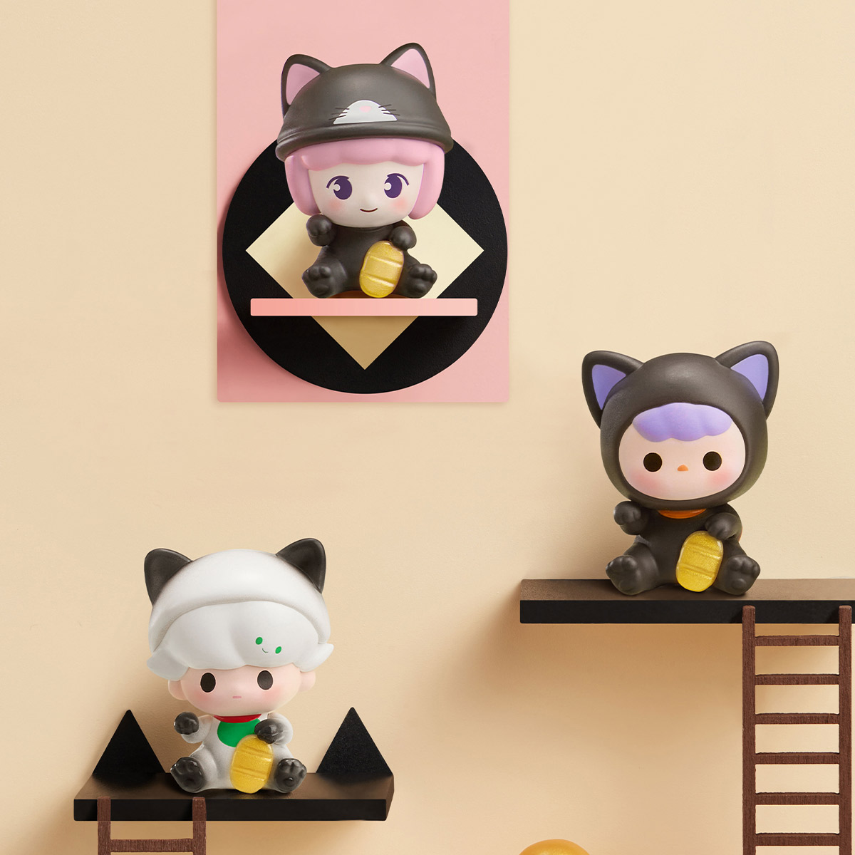 POP BEAN Lucky Cat Series - POP MART (Japan)