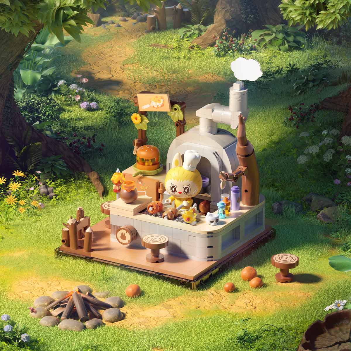 THE MONSTERS Forest Secret Base Series Blocks Wave II