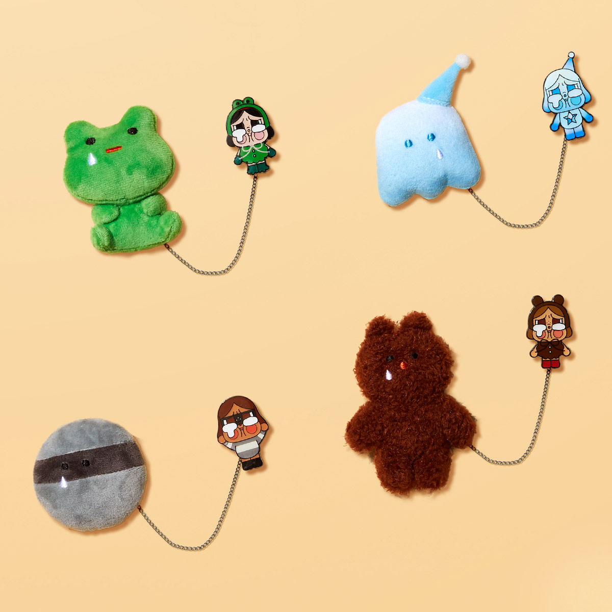CRYBABY Crying Again Series-Plush Badge Blind Box - POP MART CRYBABY Crying Again Series-Plush Badge Blind Box - POP MART