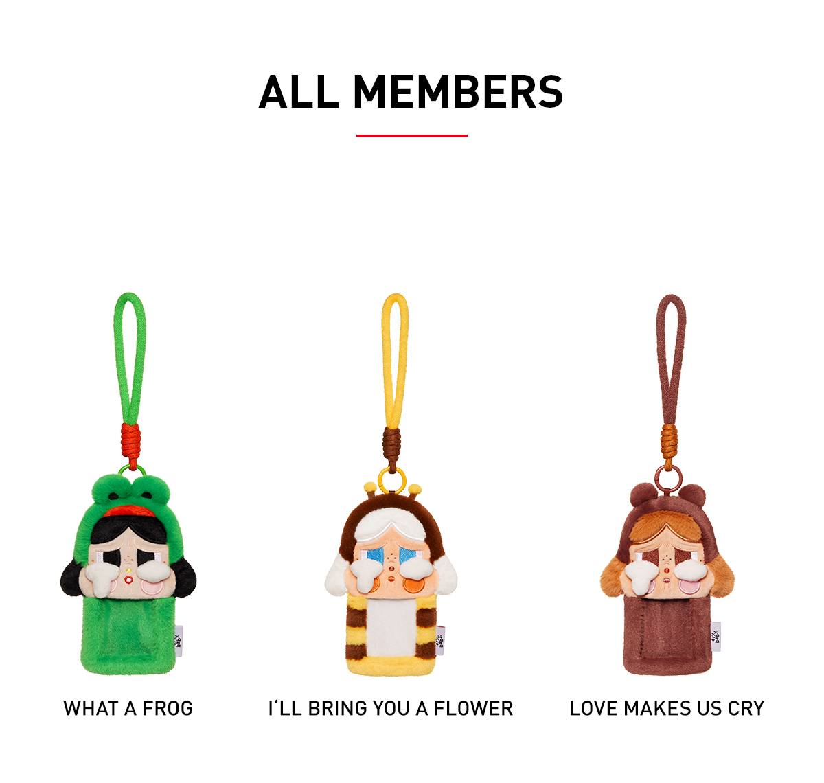 CRYBABY Crying Again Series-Card Holder Blind Box - POP MART CRYBABY Crying Again Series-Card Holder Blind Box - POP MART