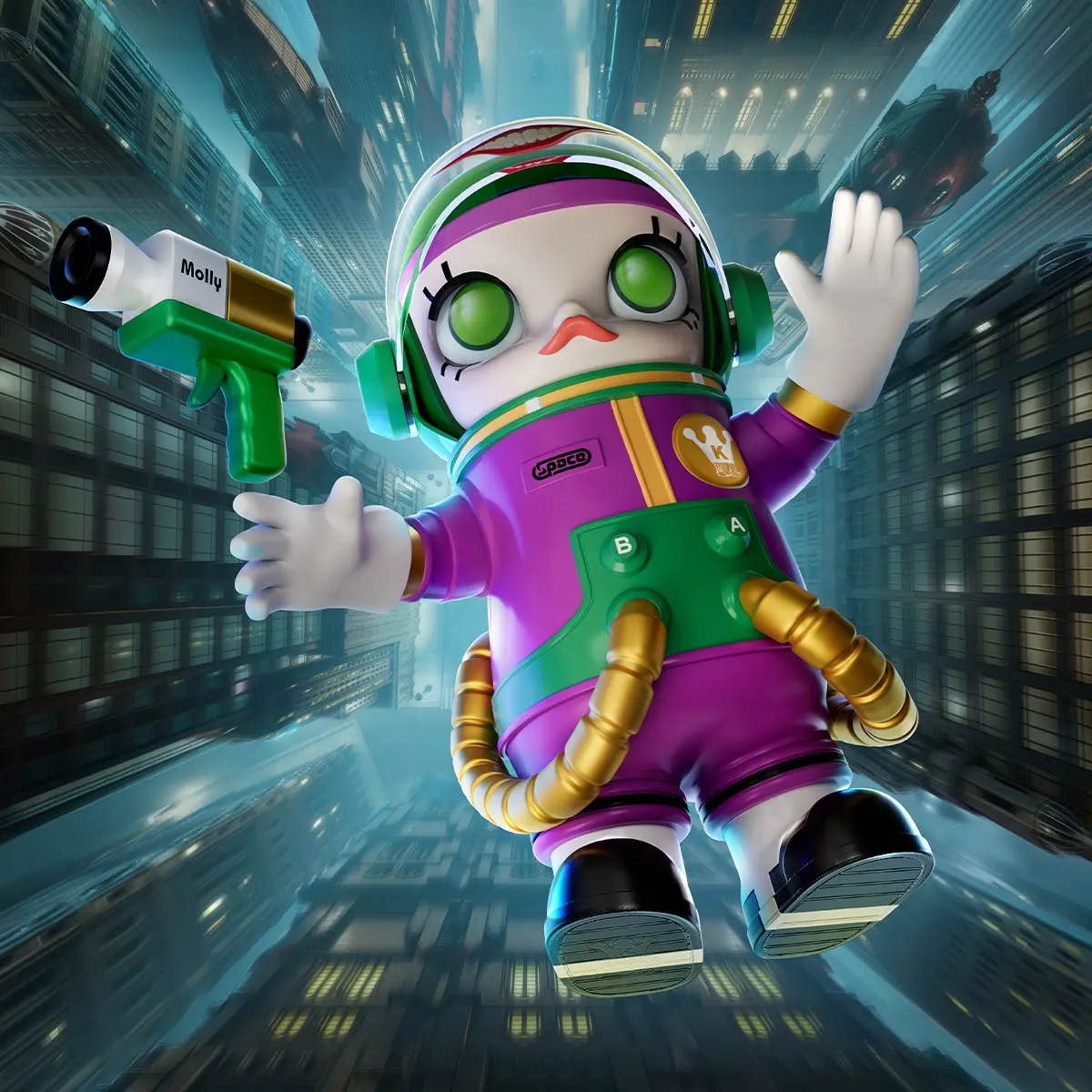 MEGA SPACE MOLLY 1000% JOKER - POP MART (Italy)