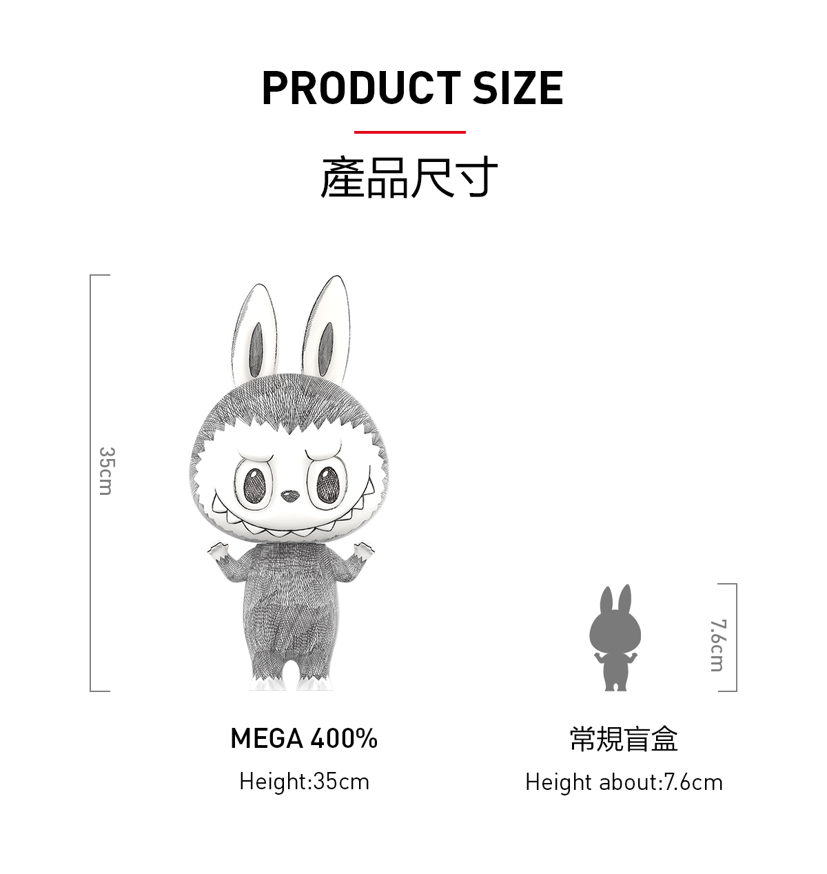 その他 POP MART MEGA LABUBU sketch 400% MEGA LABUBU 400% Sketch - POP MART (Macao, China)